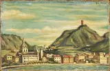 Giorgio de Chirico, Veduta del Lago di Como