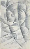 Luigi Russolo, Senza titolo, 1913, inchiostro on paper