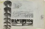 Giacomo Balla, Studio per la testata della rivista "Dinamica"