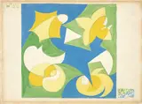 Giacomo Balla, Balfiori, 1925, tempera grassa on paper applicata on canvas