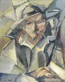 Achille Lega, Uomo con cappello