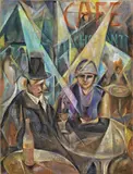 Café chantant by Roberto Marcello Iras Baldessari, 1919, oil on canvas, offered Dec 2020
