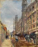 Raoul Dufy, La rue Lepic, 1904, oil on canvas