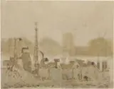 Zoran Mušič, Canale della Giudecca