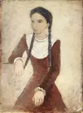 Massimo Campigli, Ritratto, 1938, oil on canvas