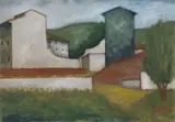 Paesaggio by Ottone Rosai, 1947, oil on canvas, offered Dec 2020