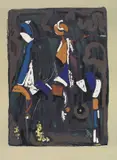 Bunter Reiter II by Marino Marini, 1976, lithograph a colori, offered Dec 2020