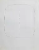 Lucio Fontana, Concetto spaziale, 1961, lithograph con strappo di Fontana