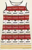 The Souper Dress by Andy Warhol, 1966, screenprint a colori on tessuto in paper cotone, offered Dec 2020