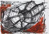 Vinicio Berti, Blocco totale A-H, 1987, acrylic on paper