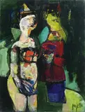 Guido Pajetta, Fugure, oil on canvas