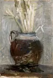 Coppo con spighe by Mario Marcucci, 1965, oil on cardboard, offered Dec 2020