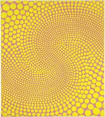 Davide Nido, Onda '70, 2007, resina and acrylic on canvas