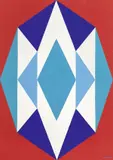 Galliano Mazzon, Evidenza plastica n. 1, 1967, tempera on canvas