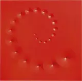 Stefano Brunello, Progressione "Omaggio a Pitagora, 2010, acrylic on canvas sagomata
