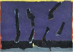 Walter Fusi, Senza titolo, oil on paper