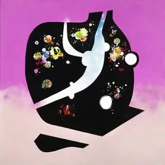 All'interno by Willow, 2017, enamel on canvas, offered Dec 2020