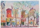 Moulin Rouge by Rodolfo Marma, 1976, oil on canvas board, offered Dec 2020