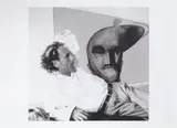 Gianfranco Gorgoni, Enzo Cucchi, fotografia in bianco and nero on card