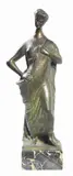 Emilio Greco, Figura di donna, scultura in bronze