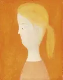 Antonio Bueno, Figura di profilo, oil on canvas board