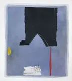 Giuseppe Santomaso, Senza titolo, 1988, oil and mixed media on paper applicata on canvas