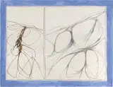 Achille Perilli, Senza titolo, 1965, mixed media on paper