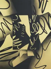 Maternità by Agostino Ferrari, 2001, acrylic and sabbia on canvas, offered Dec 2020