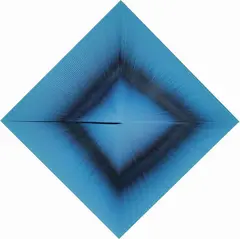 Toni Costa, Dinamica visuale, 1969, mixed media on canvas