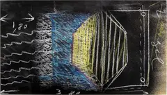 Mario Merz, Progetto, 1974, mixed media on paper