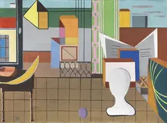 Composizione (Il busto bianco) by Atanasio Soldati, 1946, oil on canvas, offered Dec 2020