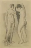 Ubaldo Oppi, Due donne in piedi