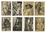 Giovanni Costetti, Sedici disegni da «I Promessi Sposi», 1926, charcoal on paper