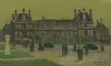 Giovanni March, Parigi, 1951, oil on canvas
