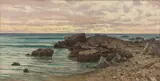 Scogli ad Antignano by Angiolo Tommasi, 1907, oil on canvas, offered Oct 2020