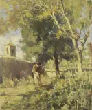 Ludovico Tommasi, Contadina nell'orto