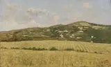 Angiolo Tommasi, Paesaggio collinare toscano (Montenero)
