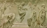 Giulio Aristide Sartorio, Pannello del Fregio per la Sala del Lazio all'Esposizione Nazionale di Belle Arti di Milano, 1906, oil on canvas