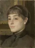 Gioacchino Toma, Ritratto di giovane donna, 1863, oil on canvas