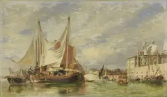 Edward William Cooke, Venezia, 1851, oil on canvas