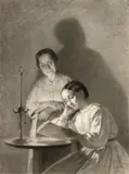 Francesco Vinea, Le ultime notizie, 1862, pencil on paper