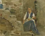 Telemaco Signorini, Maternità a Rio Maggiore