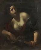 Simone Pignoni, La Giustizia, oil on canvas