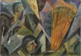In trincea by Roberto Marcello Iras Baldessari, 1918, oil and tempera on cardboard, offered Nov 2019