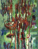 Renato Birolli, Alberi sul verde