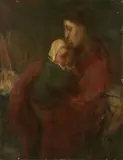 Felice Carena, Donna con bambino