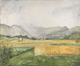 Luglio by Arturo Tosi, oil on canvas, offered Nov 2019