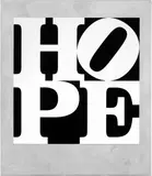 Robert Indiana, Metal Hope Book, 2009, silkscreen on alluminio