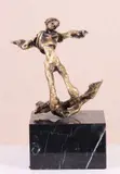 Tritone alato by Salvador Dalí, scultura in bronze on base in marble, offered Nov 2019