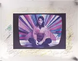 Franco Angeli, Isabella, lithograph a colori